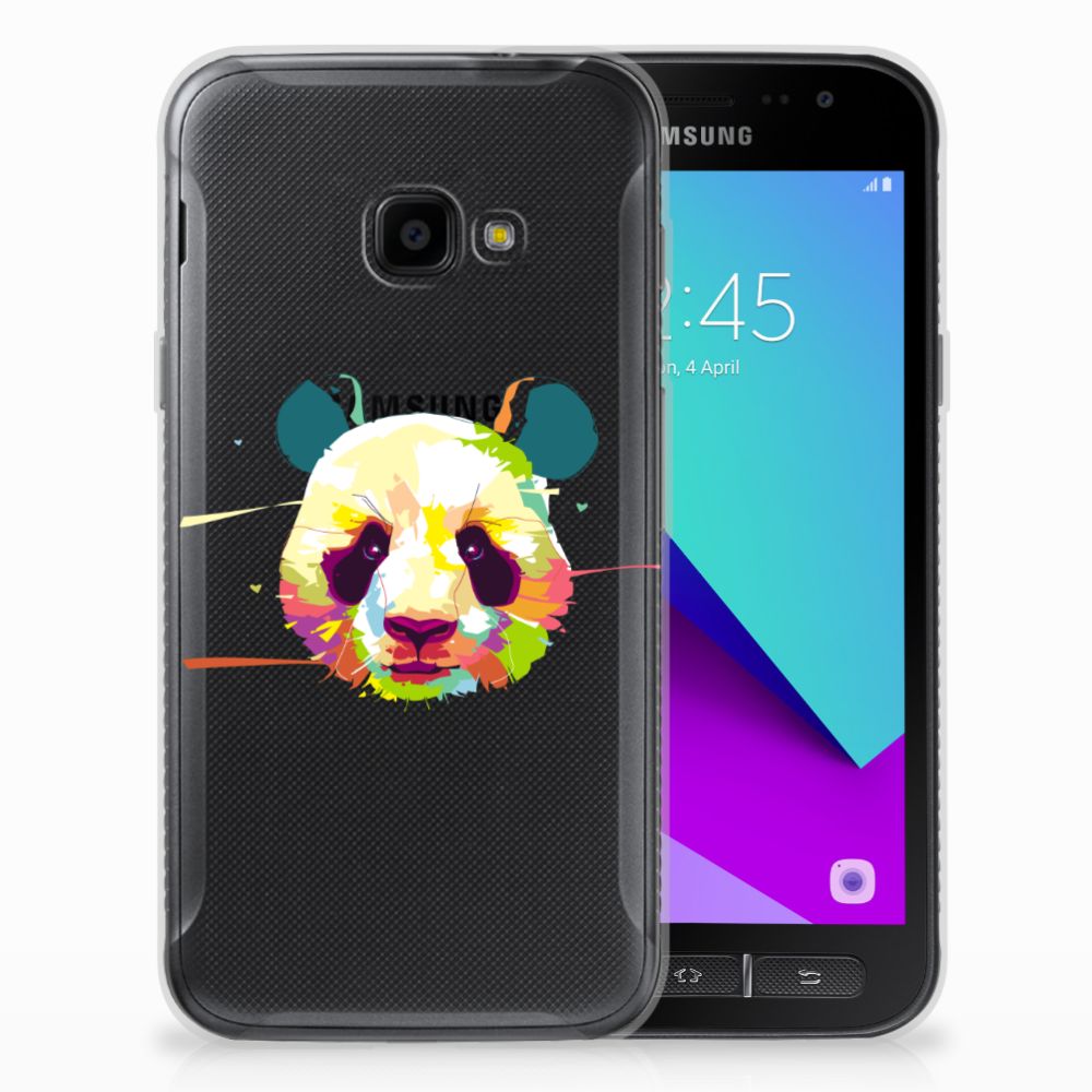 Samsung Galaxy Xcover 4 | Xcover 4s Telefoonhoesje met Naam Panda Color