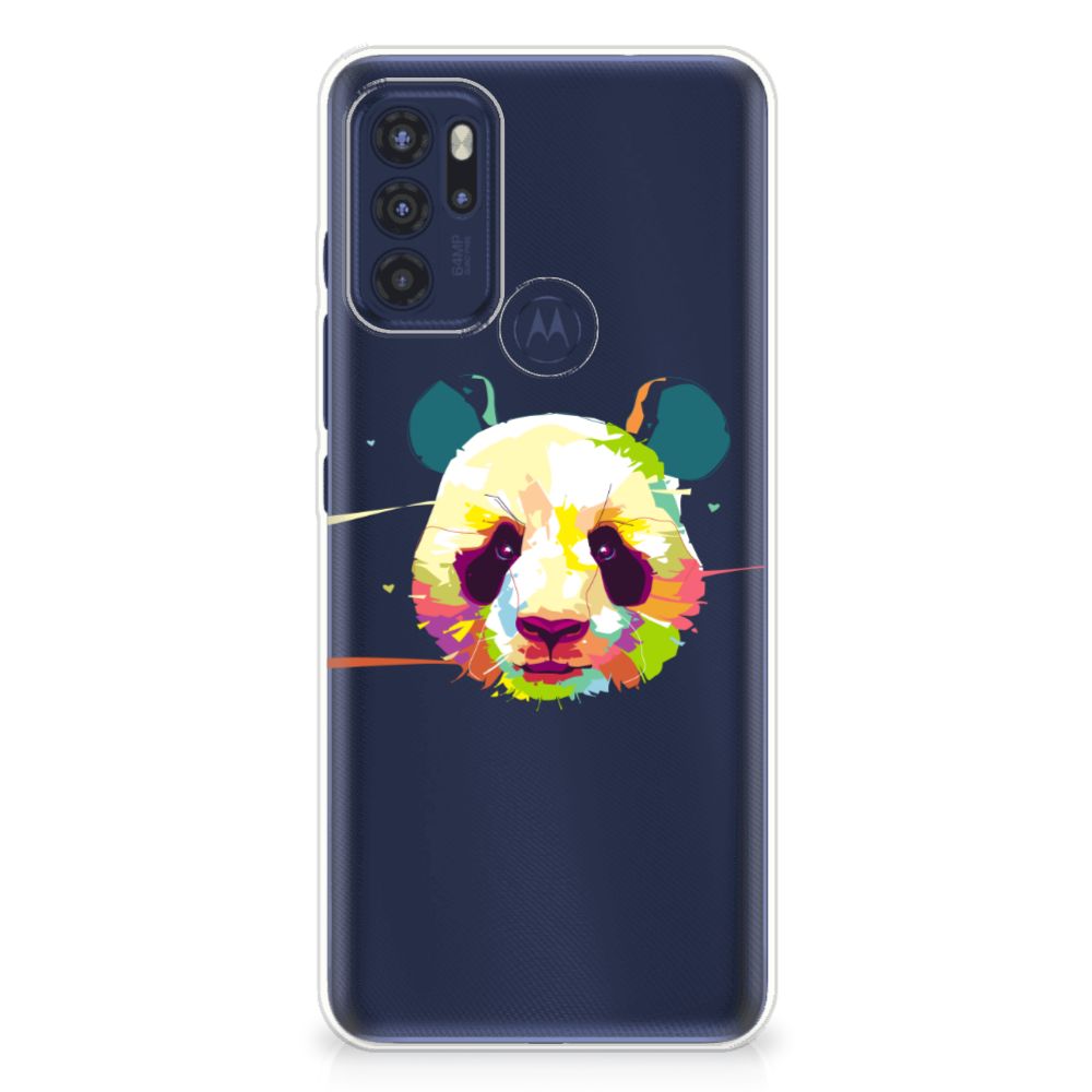 Motorola Moto G60s Telefoonhoesje met Naam Panda Color