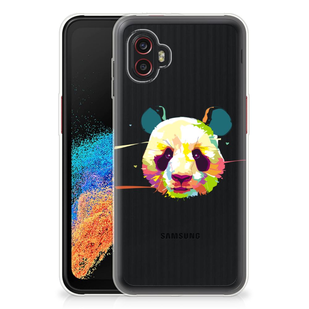 Samsung Galaxy Xcover 6 Pro Telefoonhoesje met Naam Panda Color