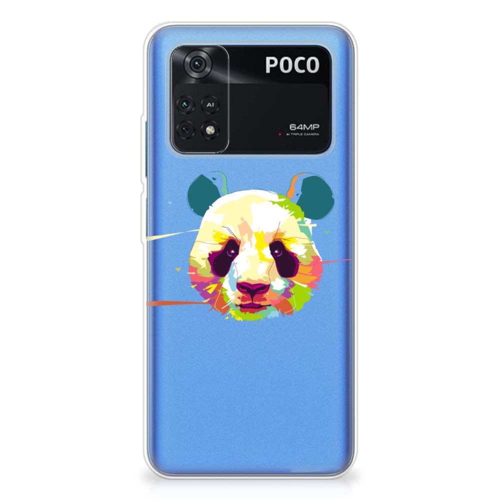 Xiaomi Poco M4 Pro 4G Telefoonhoesje met Naam Panda Color