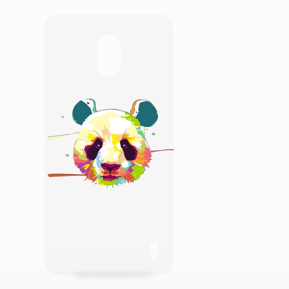 Nokia 2 Telefoonhoesje met Naam Panda Color