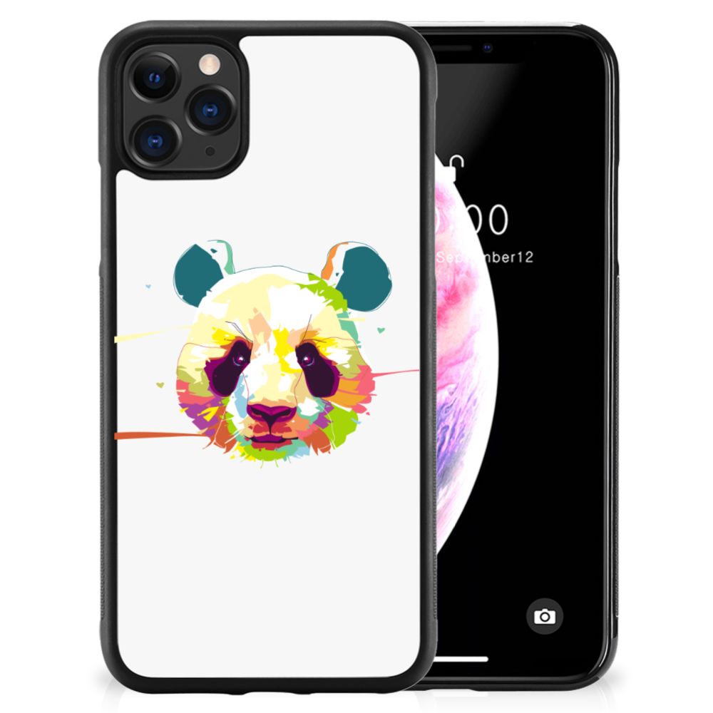 Apple iPhone 11 Pro Max Bumper Hoesje Panda Color