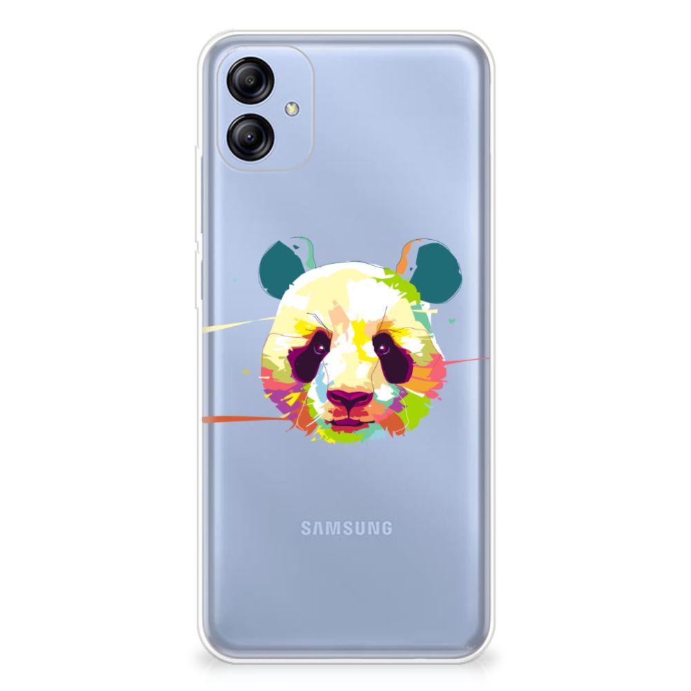 Samsung Galaxy A04e Telefoonhoesje met Naam Panda Color