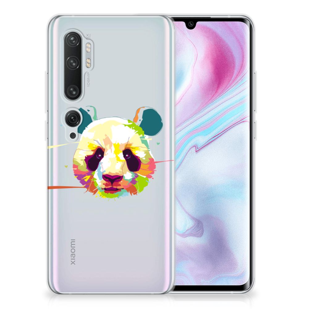 Xiaomi Mi Note 10 Pro Telefoonhoesje met Naam Panda Color