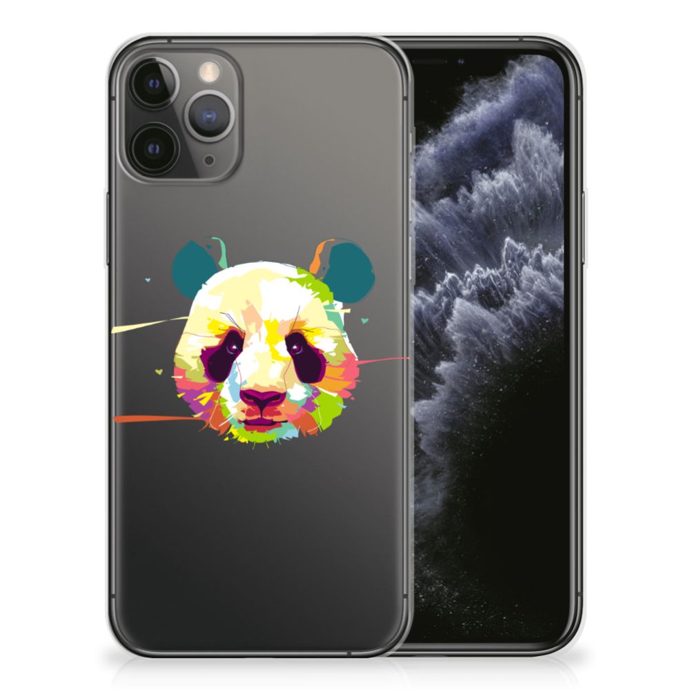 Apple iPhone 11 Pro Telefoonhoesje met Naam Panda Color