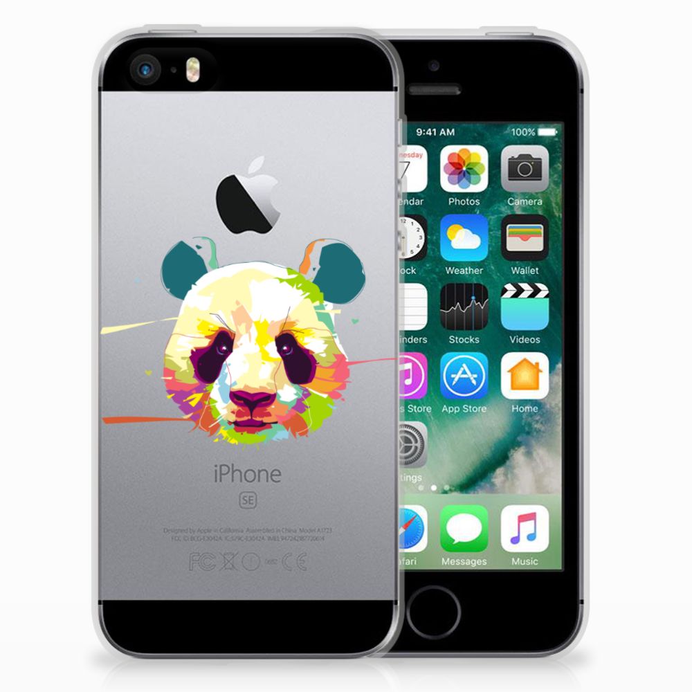 Apple iPhone SE | 5S TPU Hoesje Design Panda Color