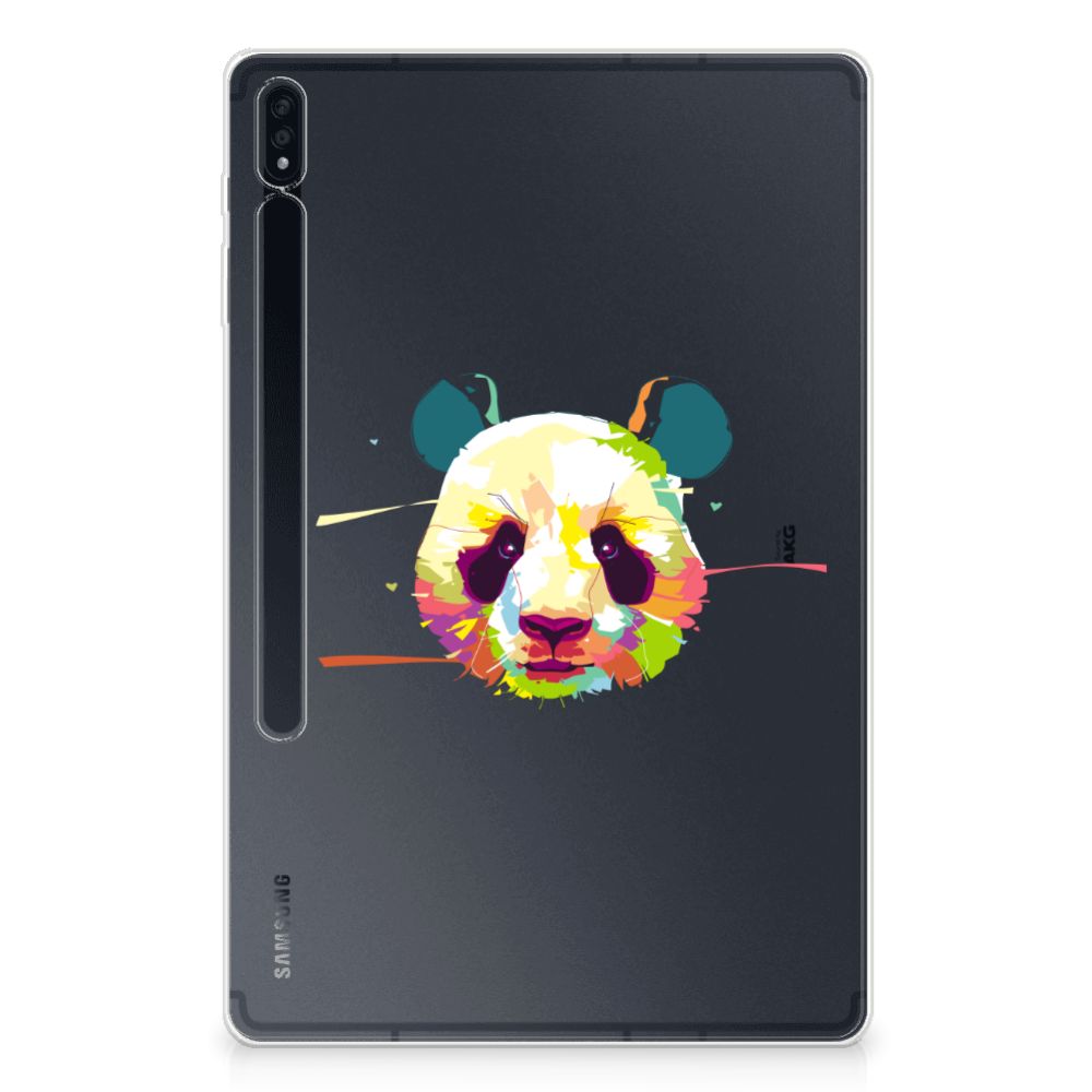 Samsung Galaxy Tab S7 Plus Tablet Back Cover Panda Color