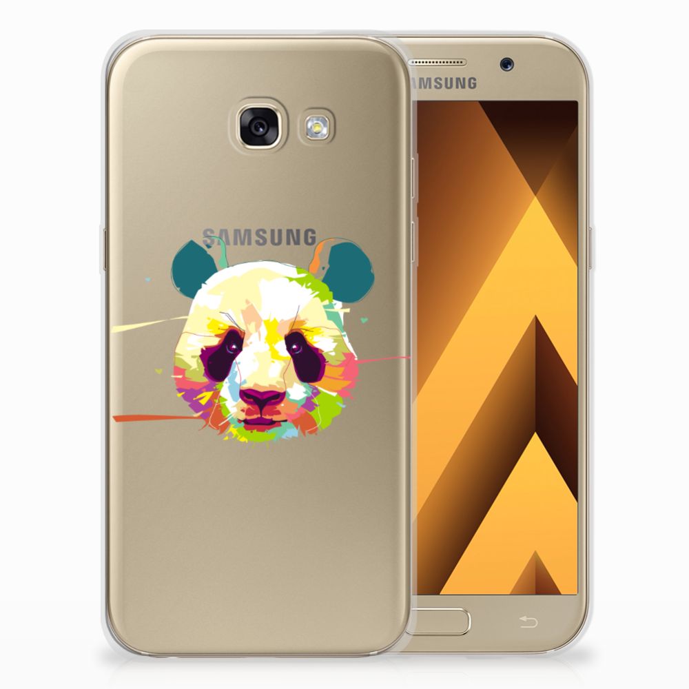 Samsung Galaxy A5 2017 Telefoonhoesje met Naam Panda Color