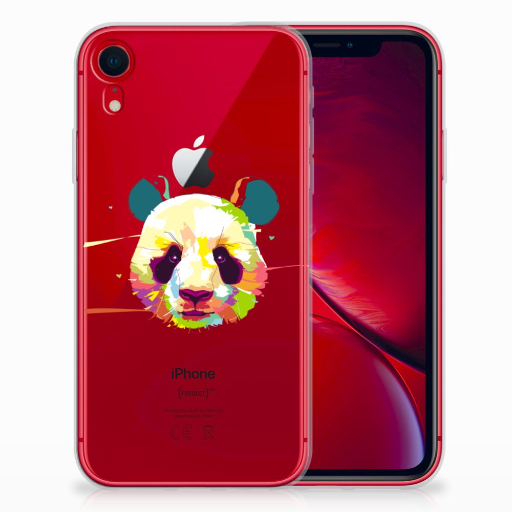 Apple iPhone Xr Telefoonhoesje met Naam Panda Color