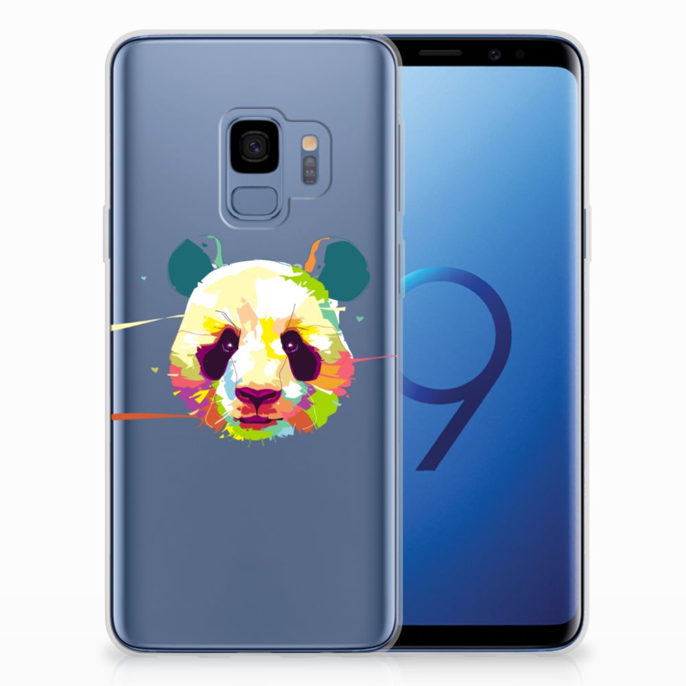 Samsung Galaxy S9 Telefoonhoesje met Naam Panda Color