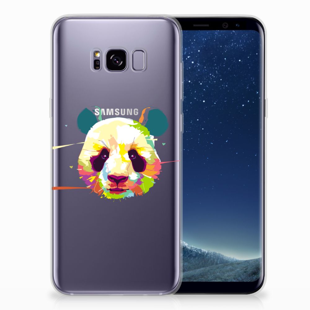 Samsung Galaxy S8 Plus Telefoonhoesje met Naam Panda Color