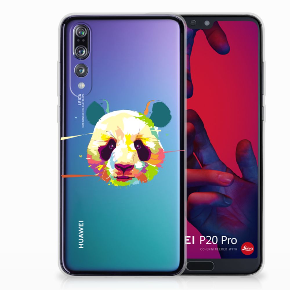 Huawei P20 Pro Telefoonhoesje met Naam Panda Color
