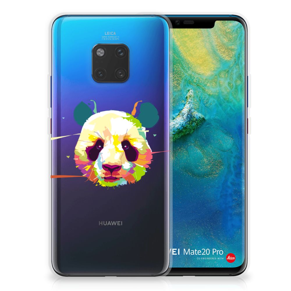 Huawei Mate 20 Pro Telefoonhoesje met Naam Panda Color