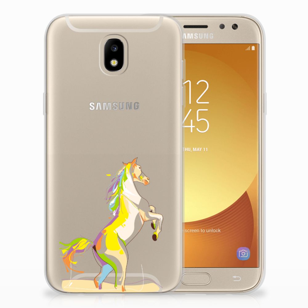 Samsung Galaxy J5 2017 Telefoonhoesje met Naam Horse Color