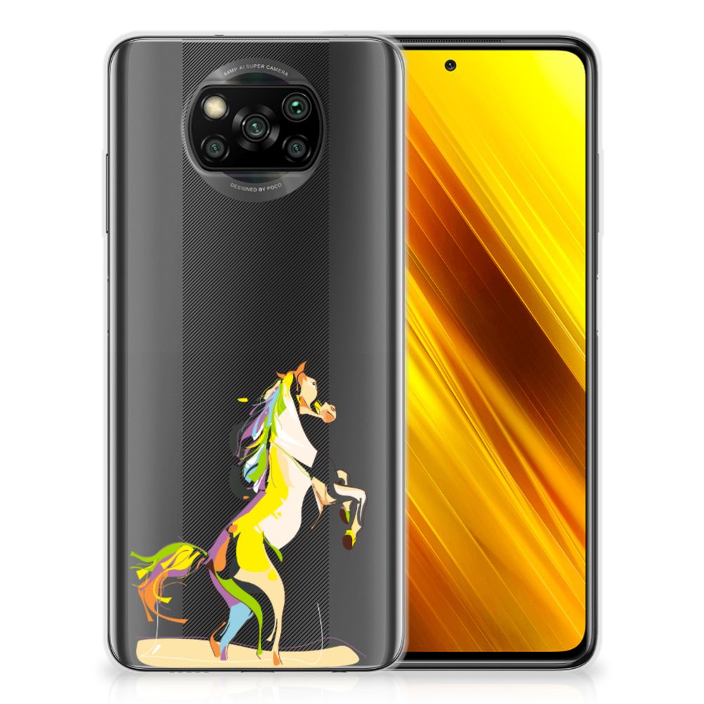 Xiaomi Poco X3 | Poco X3 Pro Telefoonhoesje met Naam Horse Color