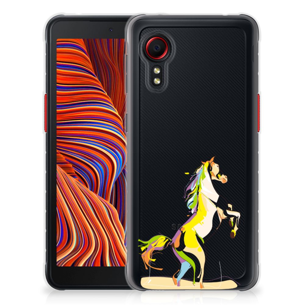 Samsung Galaxy Xcover 5 Telefoonhoesje met Naam Horse Color