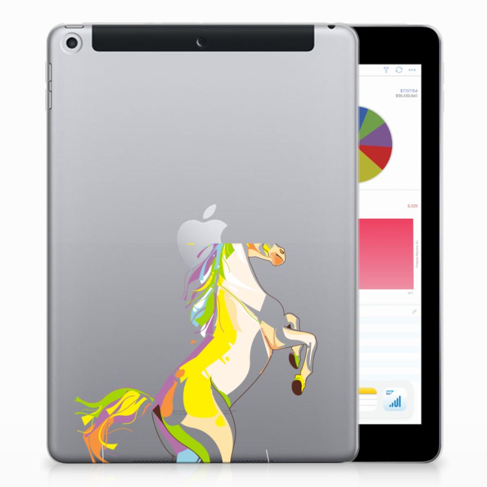 Apple iPad 9.7 2018 | 2017 Tablet Back Cover Horse Color