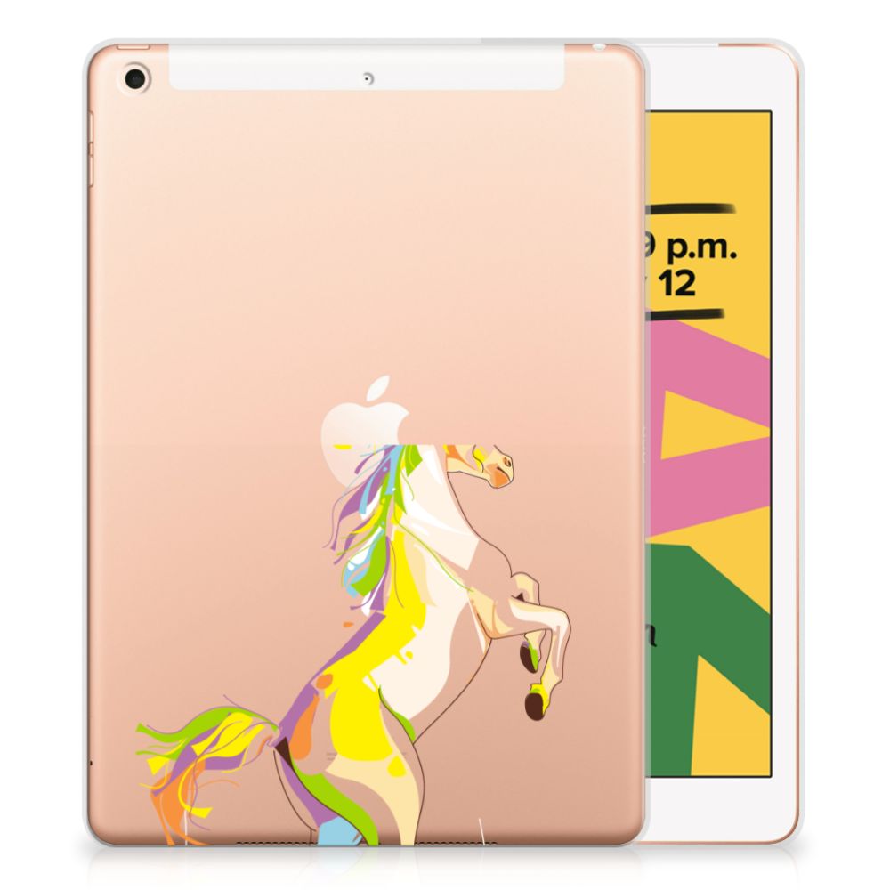 Apple iPad 10.2 | iPad 10.2 (2020) | 10.2 (2021) Tablet Back Cover Horse Color