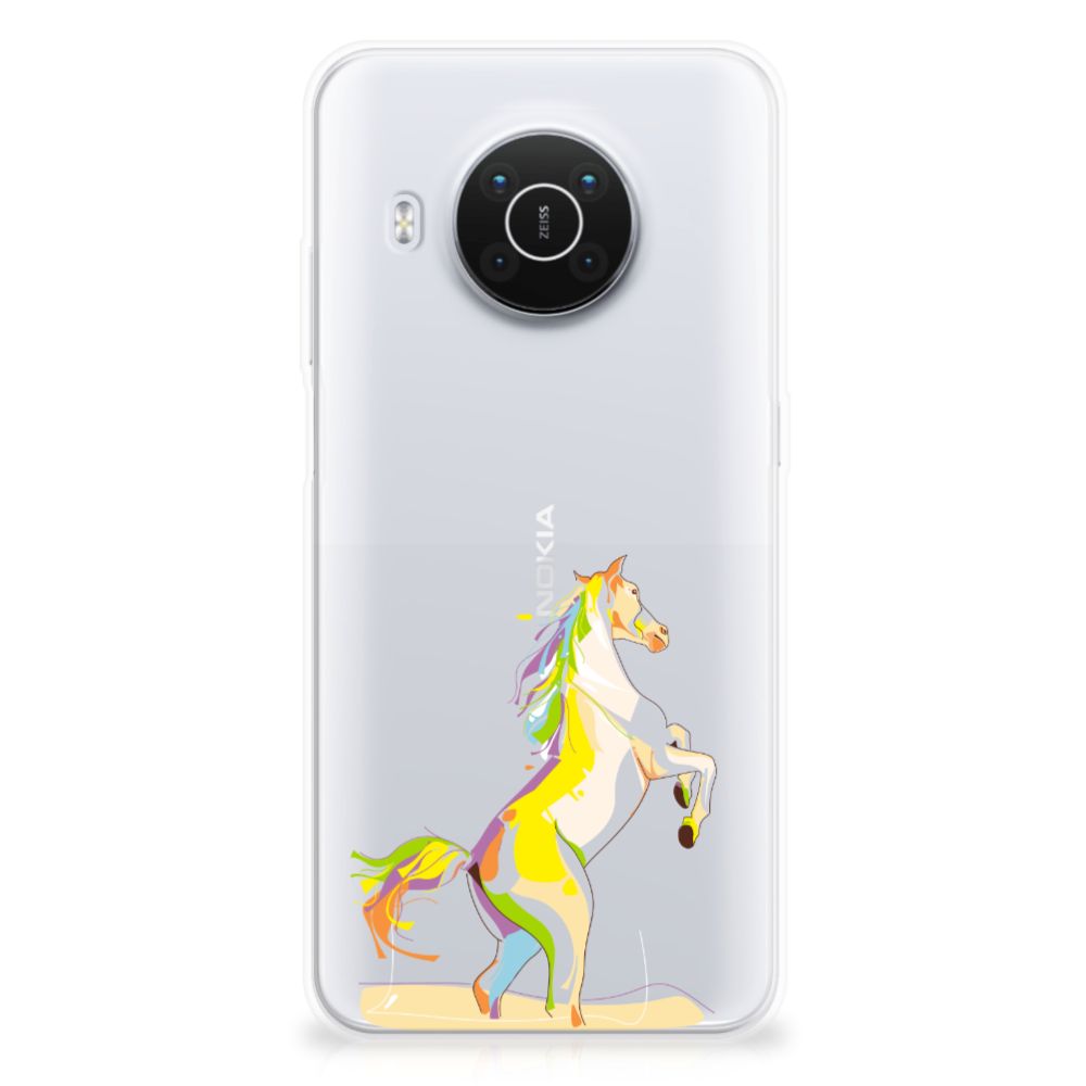 Nokia X10 | X20 Telefoonhoesje met Naam Horse Color
