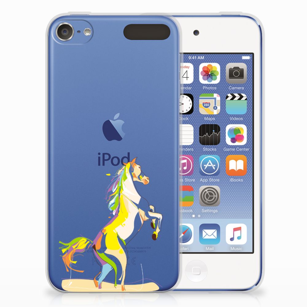 Apple iPod Touch 5 | 6 Telefoonhoesje met Naam Horse Color