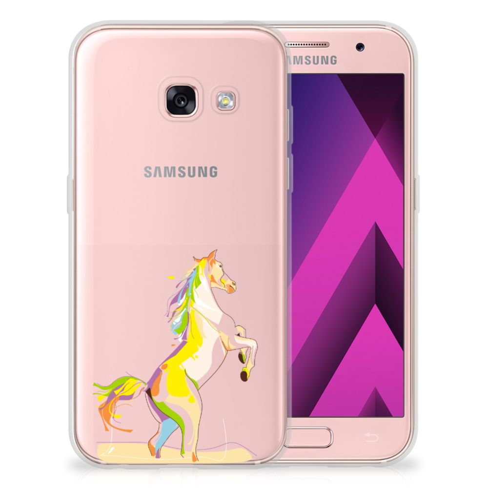 Samsung Galaxy A3 2017 Telefoonhoesje met Naam Horse Color