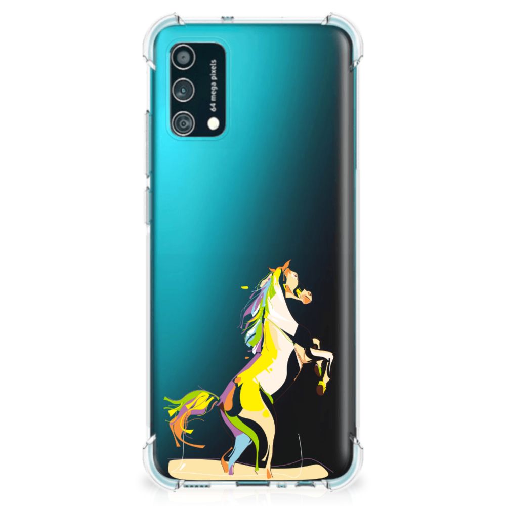 Samsung Galaxy M02s | A02s Stevig Bumper Hoesje Horse Color