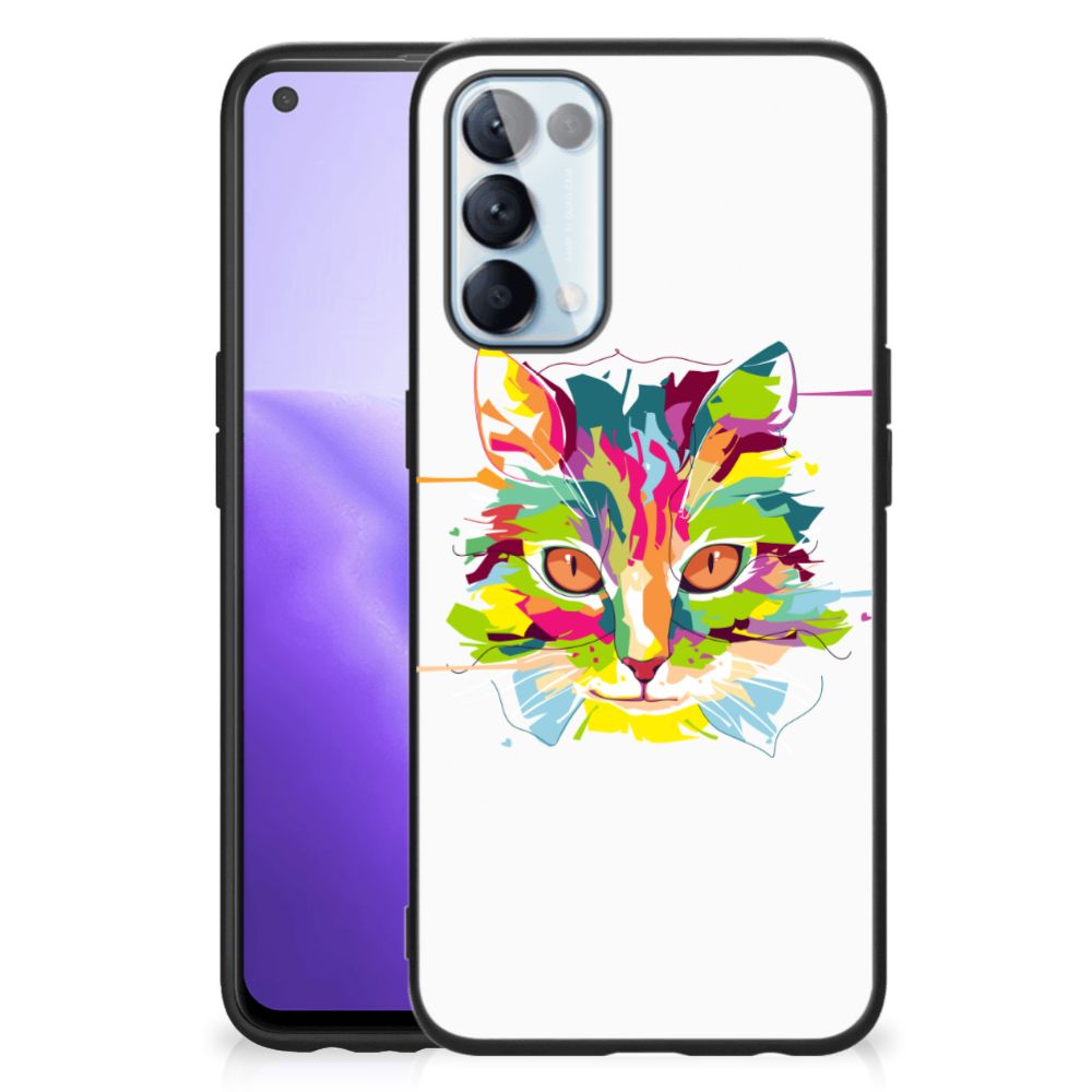 OPPO Reno5 5G | Find X3 Lite Hoesje Cat Color