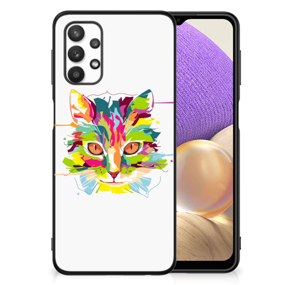 Samsung Galaxy A32 5G Hoesje Cat Color