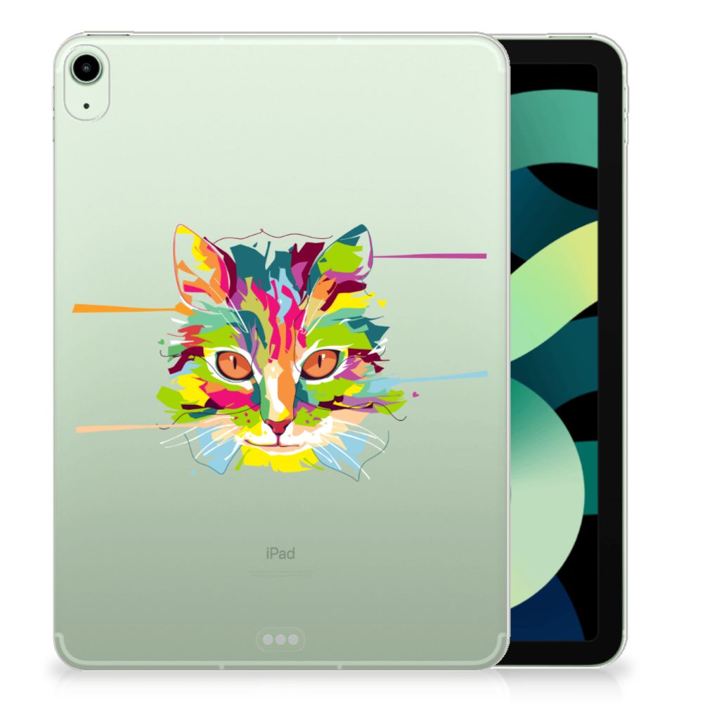 iPad Air (2020/2022) 10.9 inch Tablet Back Cover Cat Color