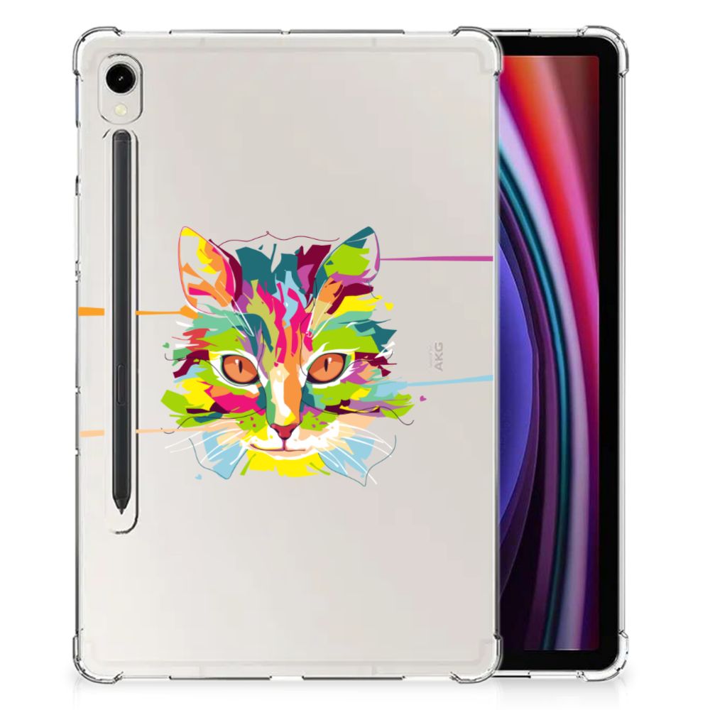 Samsung Galaxy Tab S9 Tablet Back Cover Cat Color