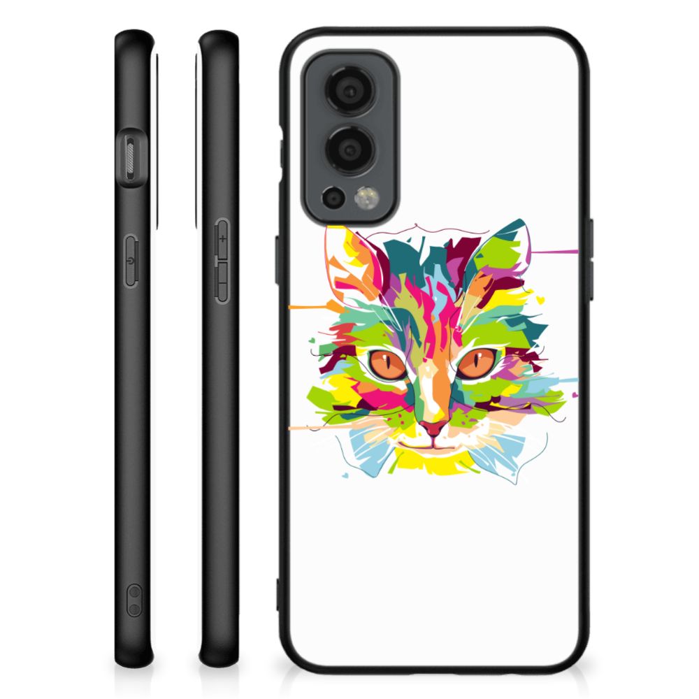 OnePlus Nord 2 Hoesje Cat Color