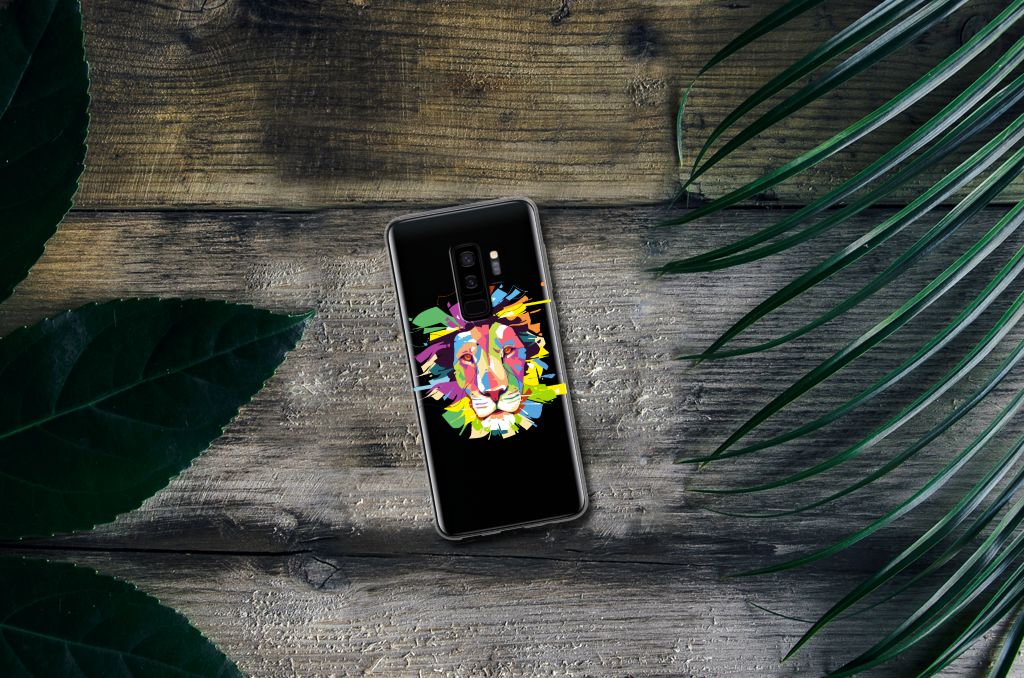 Samsung Galaxy S9 Plus Telefoonhoesje met Naam Lion Color