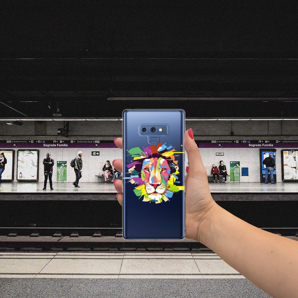 Samsung Galaxy Note 9 Telefoonhoesje met Naam Lion Color