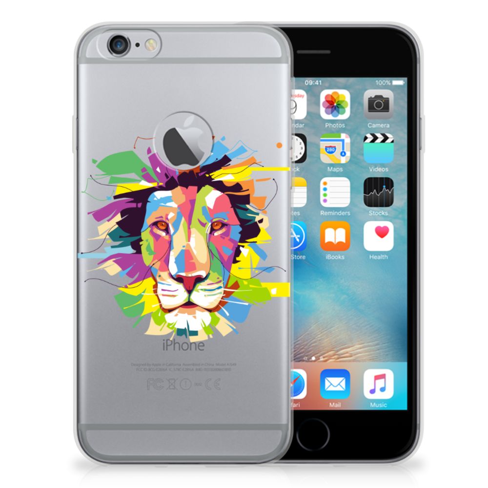 Apple iPhone 6 Plus | 6s Plus Uniek TPU Hoesje Lion Color