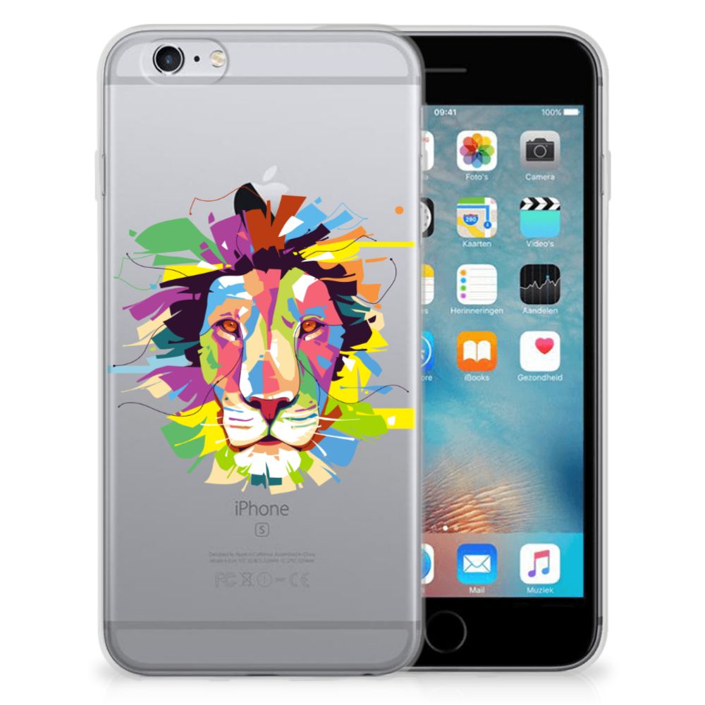 Apple iPhone 6 | 6s Uniek TPU Hoesje Lion Color