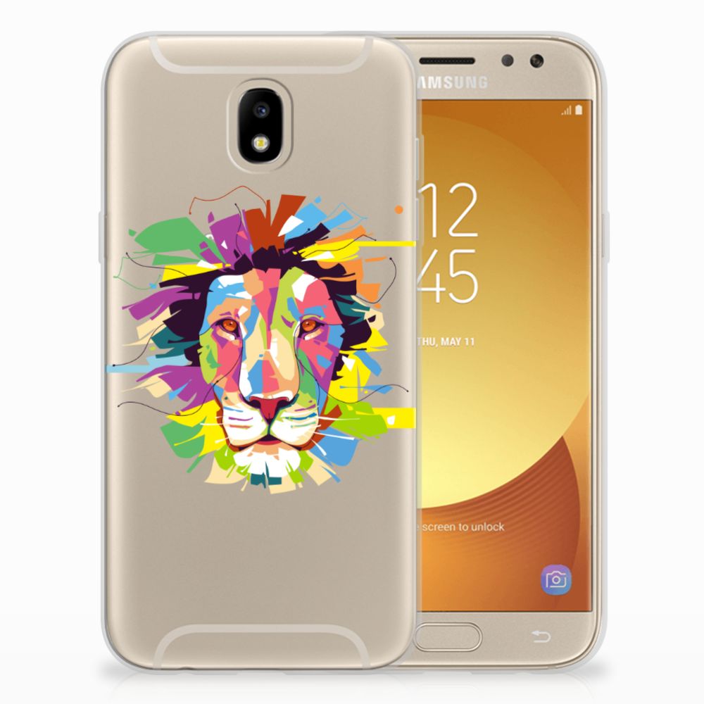 Samsung Galaxy J5 2017 Telefoonhoesje met Naam Lion Color