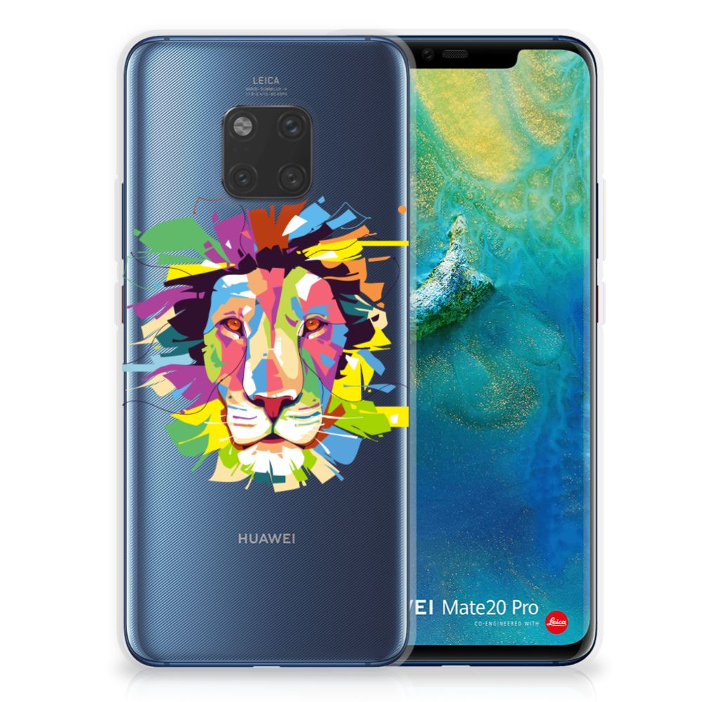 Huawei Mate 20 Pro Telefoonhoesje met Naam Lion Color