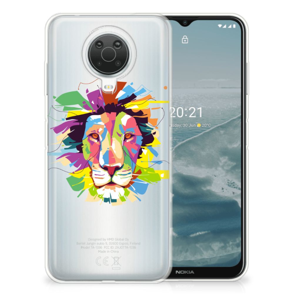 Nokia G20 | G10 Telefoonhoesje met Naam Lion Color