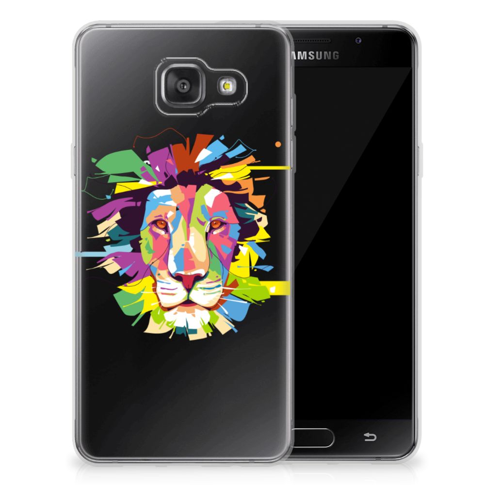 Samsung Galaxy A3 2016 Telefoonhoesje met Naam Lion Color
