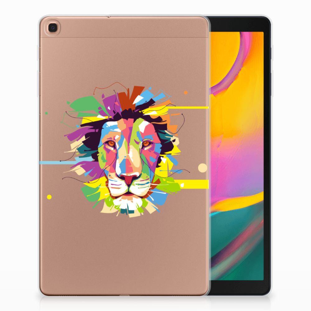 Samsung Galaxy Tab A 10.1 (2019) Uniek Tablethoesje Lion Color