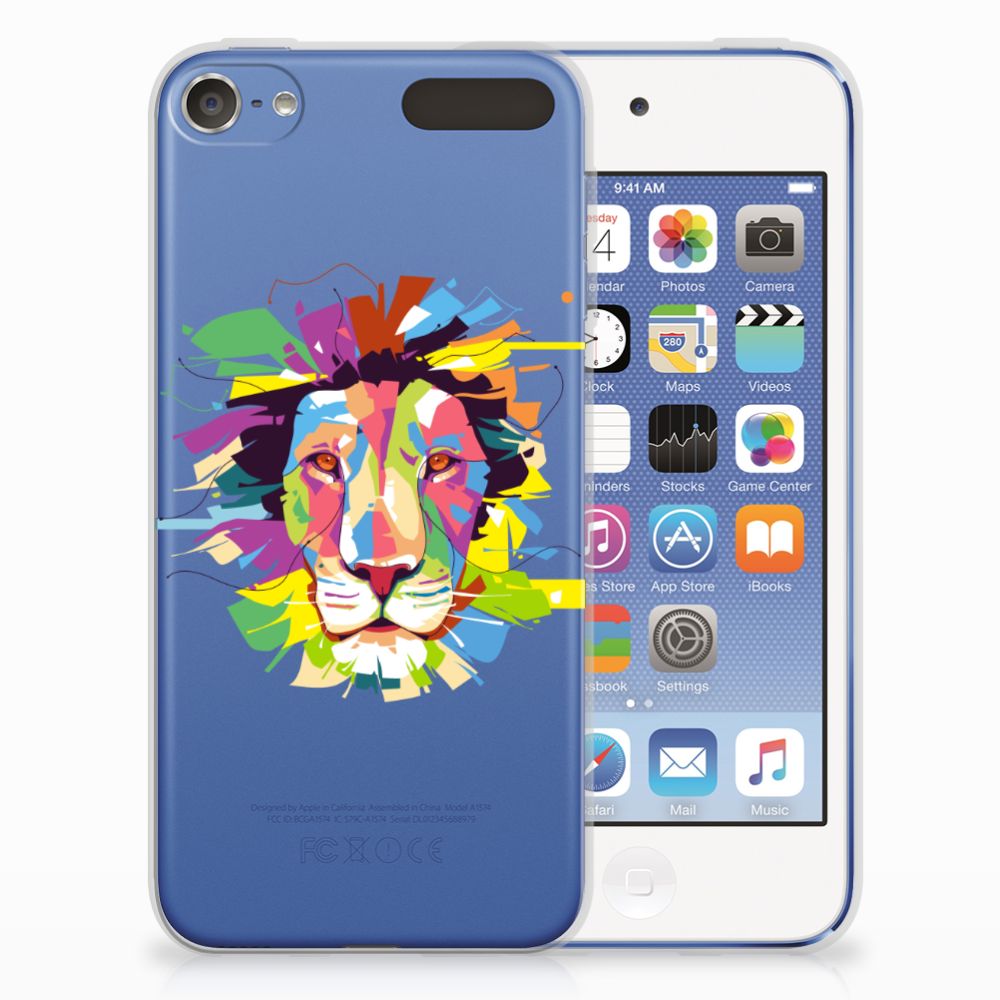Apple iPod Touch 5 | 6 Uniek TPU Hoesje Lion Color
