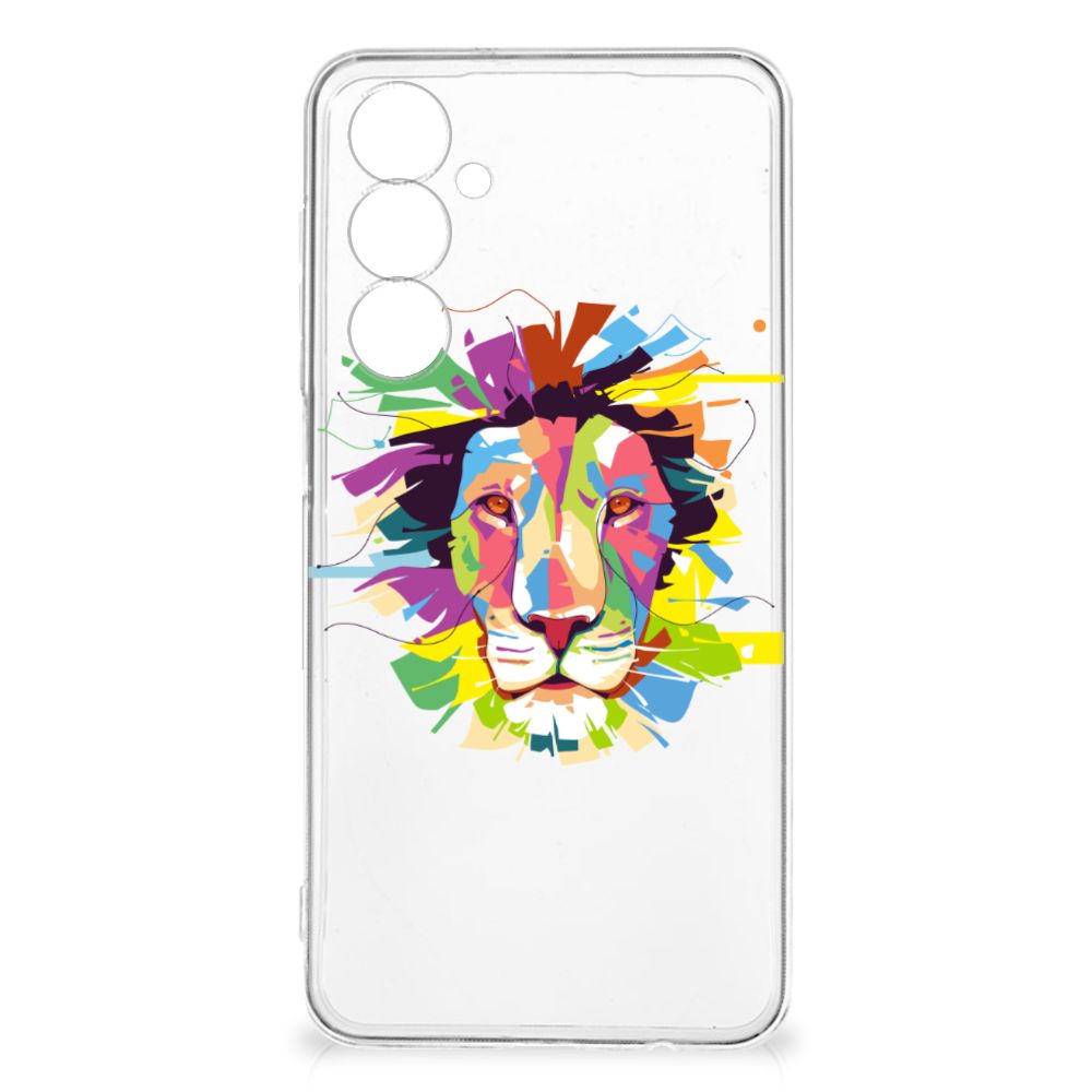 Samsung Galaxy A54 5G Telefoonhoesje met Naam Lion Color