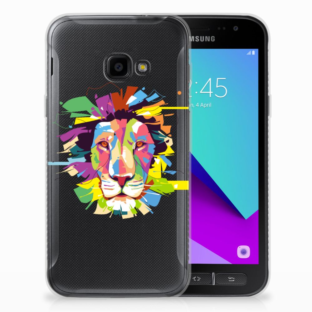 Samsung Galaxy Xcover 4 | Xcover 4s Telefoonhoesje met Naam Lion Color
