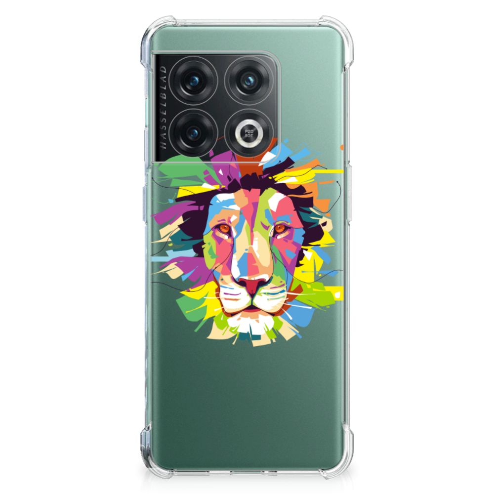 OnePlus 10 Pro Stevig Bumper Hoesje Lion Color