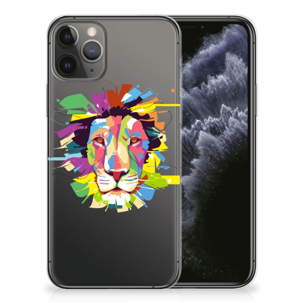 Apple iPhone 11 Pro Telefoonhoesje met Naam Lion Color