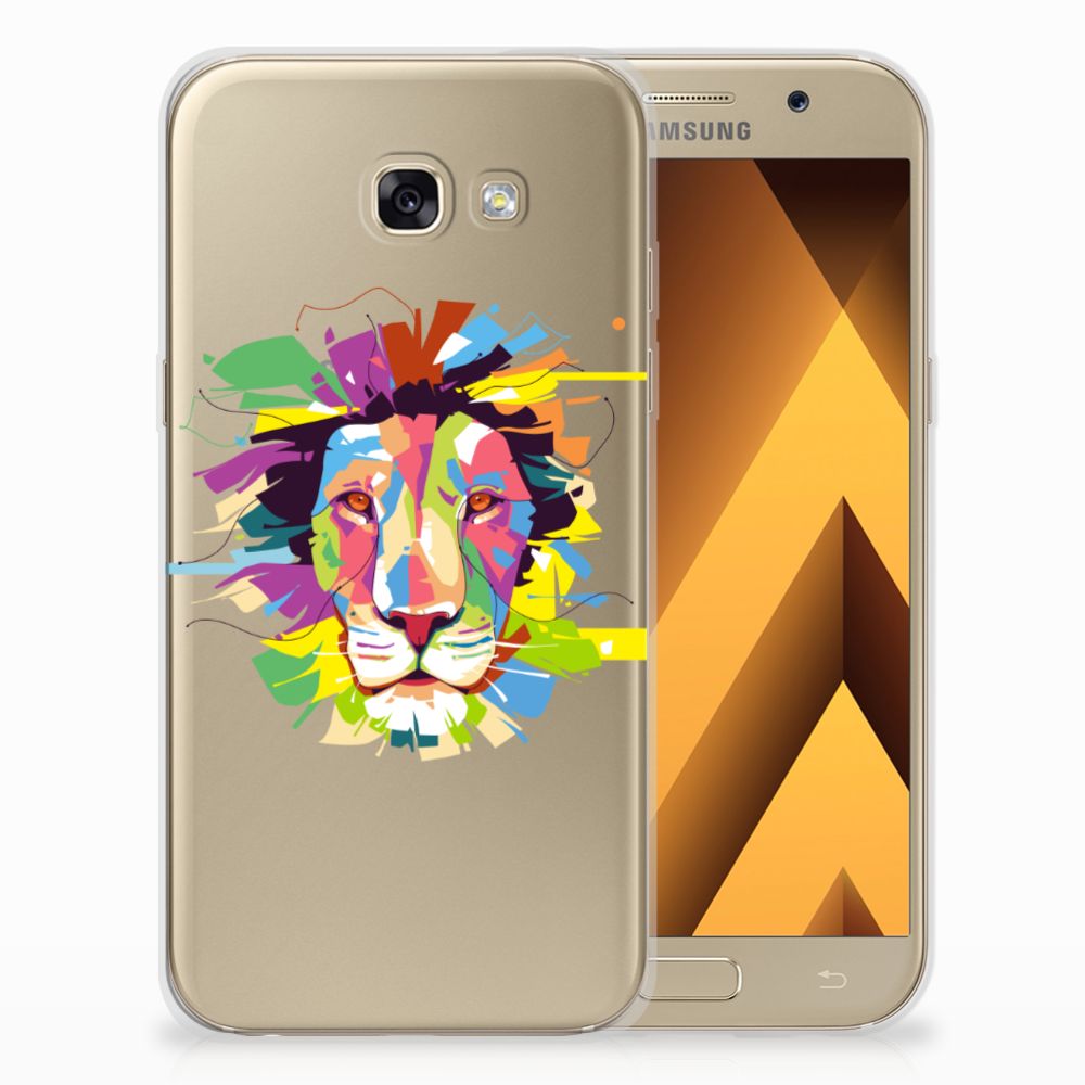 Samsung Galaxy A5 2017 Telefoonhoesje met Naam Lion Color