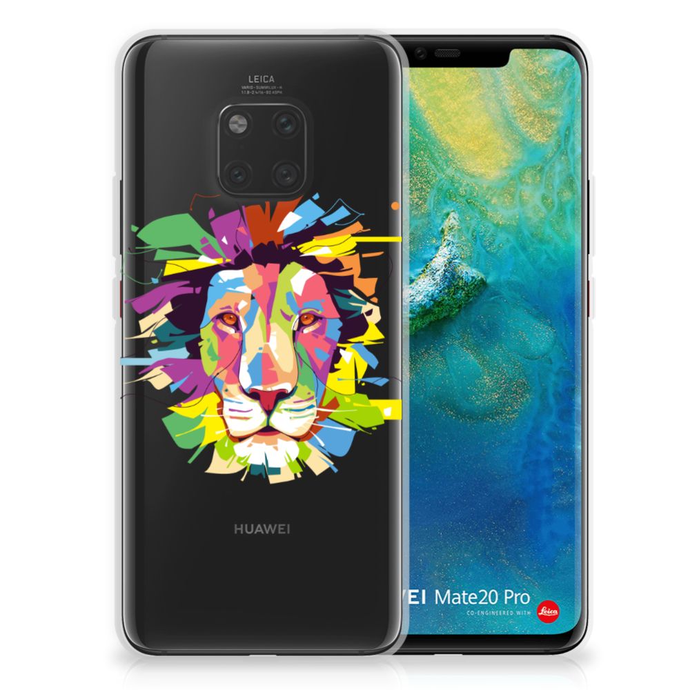 Huawei Mate 20 Pro Telefoonhoesje met Naam Lion Color