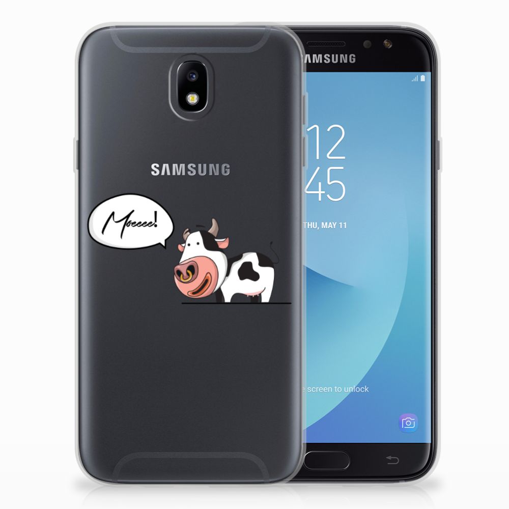 Samsung Galaxy J7 2017 | J7 Pro Telefoonhoesje met Naam Cow
