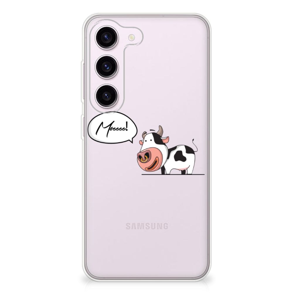 Samsung Galaxy S23 Telefoonhoesje met Naam Cow