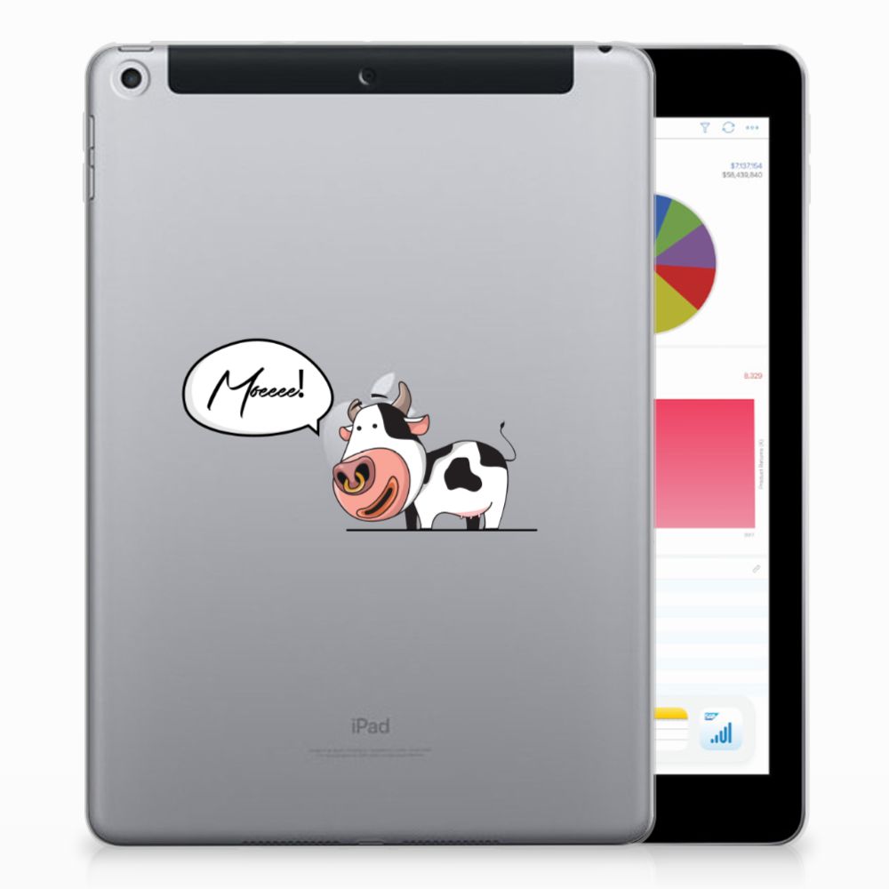 Apple iPad 9.7 2018 | 2017 Tablet Back Cover Cow